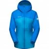 Mammut Kento Light HS Hooded Jacket Women ice/gentian -Deals Rain jackets Women Store mammut kento light hs hooded jacket women ice gentian 1
