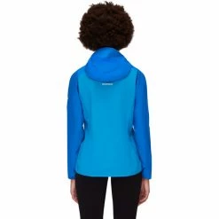 Mammut Kento Light HS Hooded Jacket Women ice/gentian 9 Mammut Kento Light HS Hooded Jacket Women ice/gentian -Deals Rain jackets Women Store mammut kento light hs hooded jacket women ice gentian 3