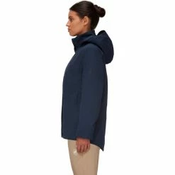 Mammut Trovat 3 in 1 HS Hooded Jacket Women marine/marine -Deals Rain jackets Women Store mammut trovat 3 in 1 hs hooded jacket women marine marine 4