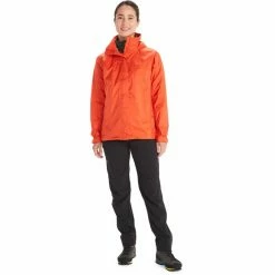 Marmot PreCip Eco Jacket Women red sun -Deals Rain jackets Women Store marmot precip plus jacket women red sun 3