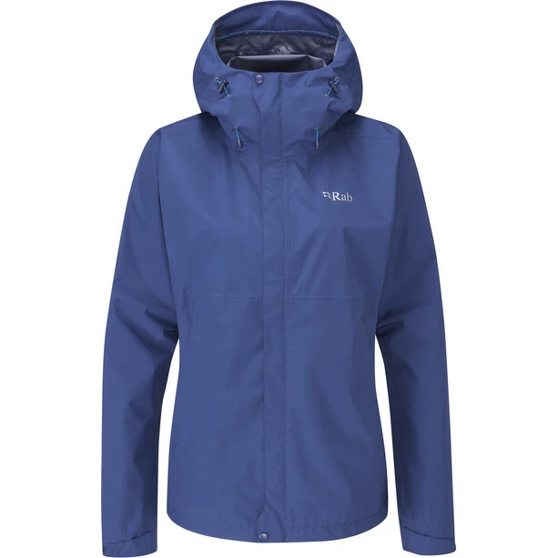 Rab Downpour Plus Jacket Women nightfall blue 3 Rab Downpour Plus Jacket Women nightfall blue