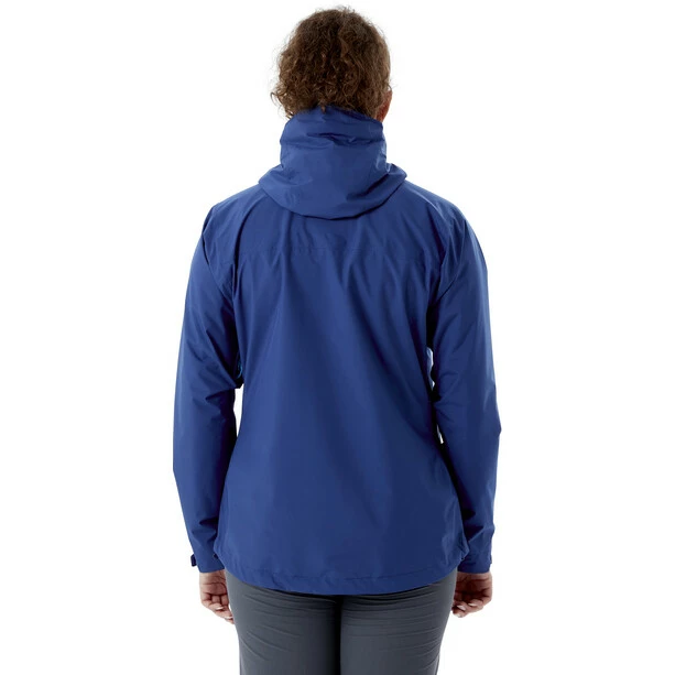Rab Downpour Plus Jacket Women nightfall blue 6 Rab Downpour Plus Jacket Women nightfall blue - Image 4