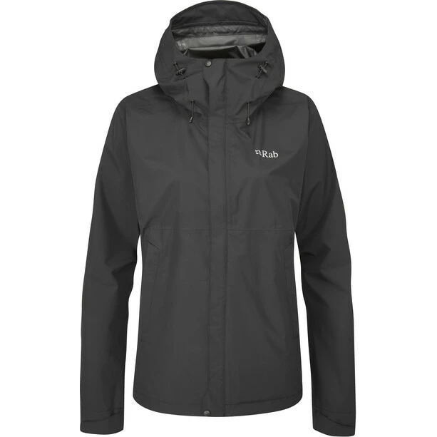 Rab Downpour Plus Jacket Women black 3 Rab Downpour Plus Jacket Women black