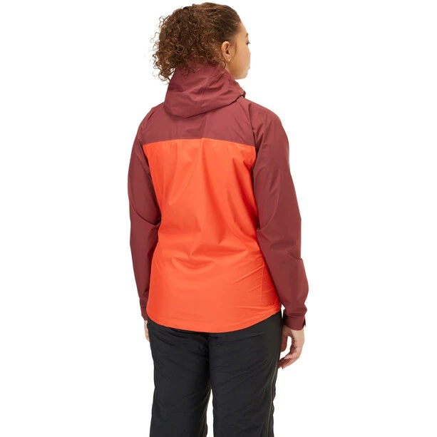 Rab Downpour Plus Jacket Women deep heather/red grapefrui 5 Rab Downpour Plus Jacket Women deep heather/red grapefrui - Image 3