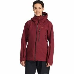 Rab Firewall Jacket Women deep heather -Deals Rain jackets Women Store rab firewall jacket women deep heather 3