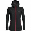 SALEWA Puez Aqua 3 Powertex Jacket Women black out -Deals Rain jackets Women Store salewa puez aqua 3 powertex jacke damen black out 1
