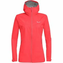 SALEWA Puez Aqua 3 Powertex Jacket Women fluo coral