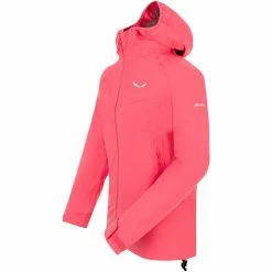 SALEWA Puez PTX 2L Jacket Women calypso coral -Deals Rain jackets Women Store salewa puez ptx 2l jacket women calypso coral 3