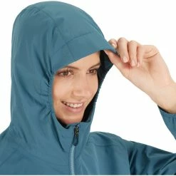 Salomon Comet 2L WP Jacket Women mallard blue 11 Salomon Comet 2L WP Jacket Women mallard blue -Deals Rain jackets Women Store salomon comet 2l wp jacket women mallard blue 4