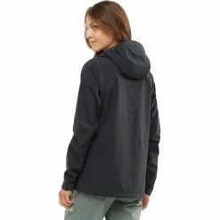 Salomon Essential Waterproof 2.5L Jacket Women black -Deals Rain jackets Women Store salomon essential waterproof 25l jacket women black 3