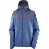 Salomon Essential Waterproof 2.5L Jacket Women mood indigo/dark denim 2 Salomon Essential Waterproof 2.5L Jacket Women mood indigo/dark denim -Deals Rain jackets Women Store salomon essential waterproof 25l jacket women mood indigo dark denim 1