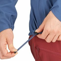 Salomon Essential Waterproof 2.5L Jacket Women mood indigo/dark denim -Deals Rain jackets Women Store salomon essential waterproof 25l jacket women mood indigo dark denim 6