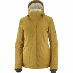 Salomon Snow Rebel Jacket Women cumin
