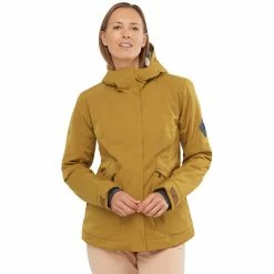 Salomon Snow Rebel Jacket Women cumin -Deals Rain jackets Women Store salomon snow rebel jacket women cumin 3