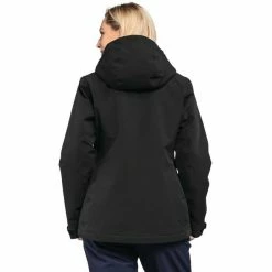 Schöffel Torspitze Jacket Women black -Deals Rain jackets Women Store schoeffel torspitze jacket women black 4