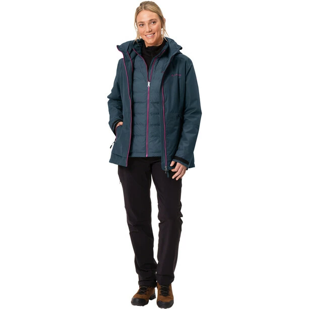 VAUDE Elope 3in1 Jacket Women dark sea uni 7 VAUDE Elope 3in1 Jacket Women dark sea uni - Image 5