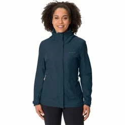 VAUDE Elope Jacket Women dark sea -Deals Rain jackets Women Store vaude elope jacket women dark sea 3