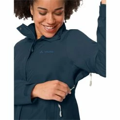VAUDE Elope Jacket Women dark sea -Deals Rain jackets Women Store vaude elope jacket women dark sea 6