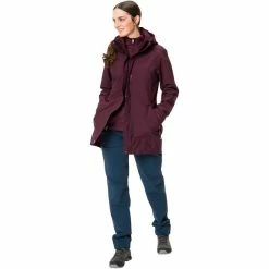 VAUDE Idris III 3in1 Parka Women cassis -Deals Rain jackets Women Store vaude idris iii 3in1 parka women cassis 5