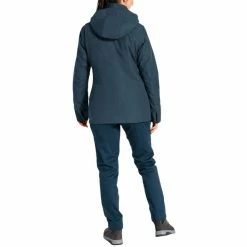 VAUDE Limford III Jacket Women steelblue -Deals Rain jackets Women Store vaude limford iii jacket women steelblue 4