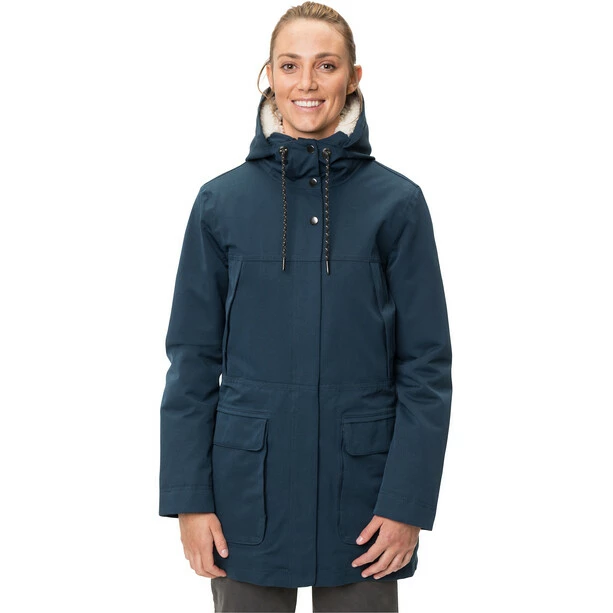 VAUDE Manukau II Parka Women dark sea 5 VAUDE Manukau II Parka Women dark sea - Image 3