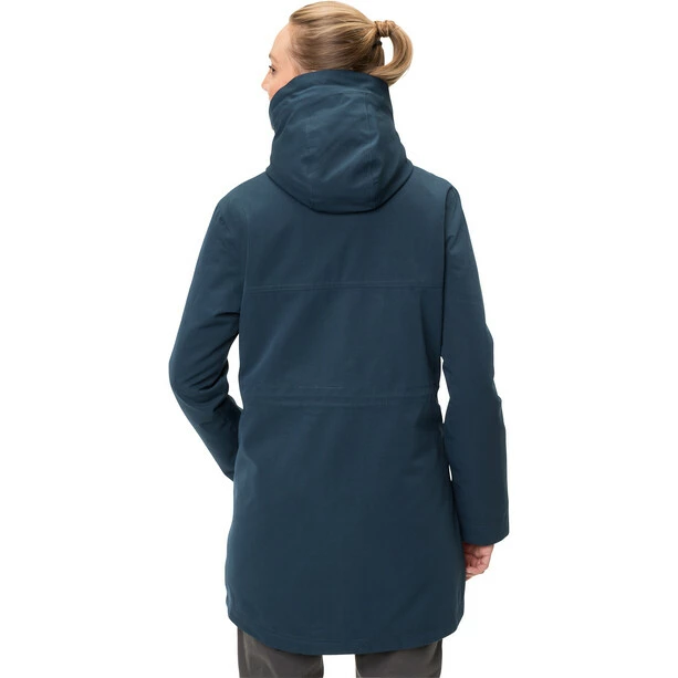 VAUDE Manukau II Parka Women dark sea 6 VAUDE Manukau II Parka Women dark sea - Image 4