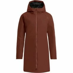 VAUDE Mineo III Coat Women chocolate