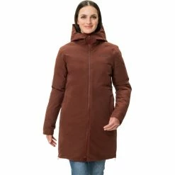 VAUDE Mineo III Coat Women chocolate -Deals Rain jackets Women Store vaude mineo iii coat women chocolate 3