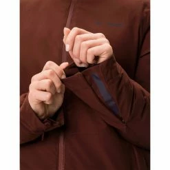 VAUDE Mineo III Coat Women chocolate -Deals Rain jackets Women Store vaude mineo iii coat women chocolate 6