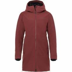 VAUDE Mineo III Coat Women dark cherry