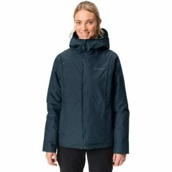 VAUDE Neyland Padded Jacket Women dark sea -Deals Rain jackets Women Store vaude neyland padded jacket women dark sea 3