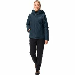 VAUDE Neyland Padded Jacket Women dark sea -Deals Rain jackets Women Store vaude neyland padded jacket women dark sea 5