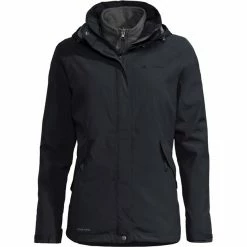 VAUDE Rosemoor 3in1 Jacket Women black