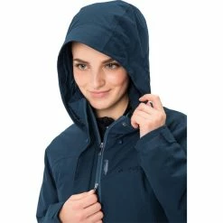 VAUDE Skomer Wool Parka Women dark sea 12 VAUDE Skomer Wool Parka Women dark sea -Deals Rain jackets Women Store vaude skomer wollparka damen dark sea 5