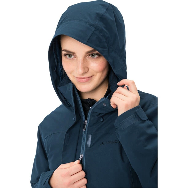 VAUDE Skomer Wool Parka Women dark sea 7 VAUDE Skomer Wool Parka Women dark sea - Image 5