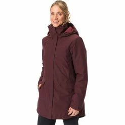 VAUDE Skomer Wool Parka Women dark oak 10 VAUDE Skomer Wool Parka Women dark oak -Deals Rain jackets Women Store vaude skomer wool parka women dark oak 3