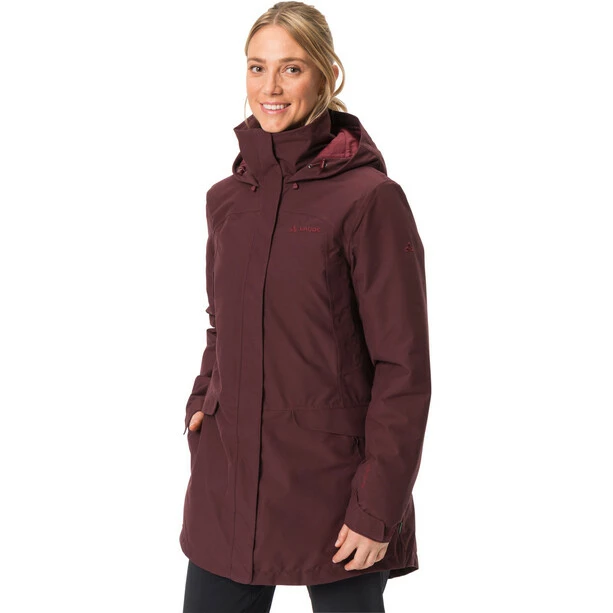 VAUDE Skomer Wool Parka Women dark oak 5 VAUDE Skomer Wool Parka Women dark oak - Image 3