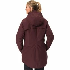 VAUDE Skomer Wool Parka Women dark oak 11 VAUDE Skomer Wool Parka Women dark oak -Deals Rain jackets Women Store vaude skomer wool parka women dark oak 4