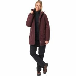 VAUDE Skomer Wool Parka Women dark oak 12 VAUDE Skomer Wool Parka Women dark oak -Deals Rain jackets Women Store vaude skomer wool parka women dark oak 5