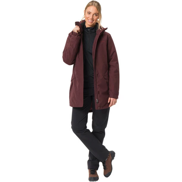 VAUDE Skomer Wool Parka Women dark oak 7 VAUDE Skomer Wool Parka Women dark oak - Image 5